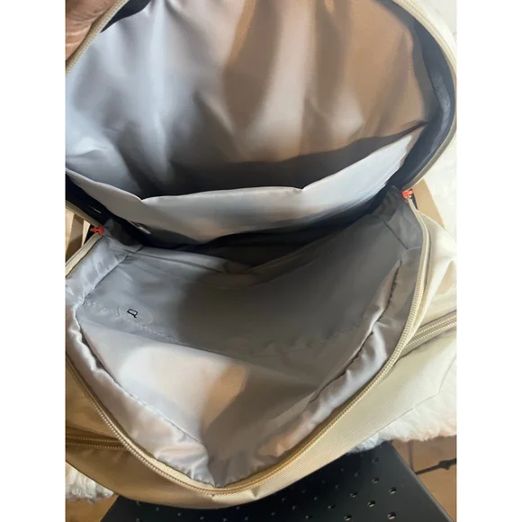 NWT $70 Adidas Core Advantage 4 Beige Backpack Unisex Large - Picture 8 of 14
